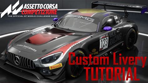 How To Create A Custom Livery In Assetto Corsa Competizione Tutorial