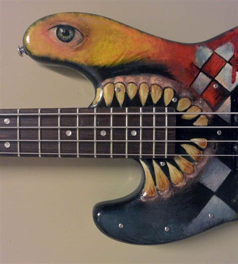 Custom Painted Guitars Guitar Painting Guitar Art Guitar