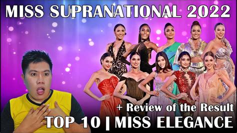 Miss Supranational 2022 Top 10 Miss Elegance 🥇 Own That Crown