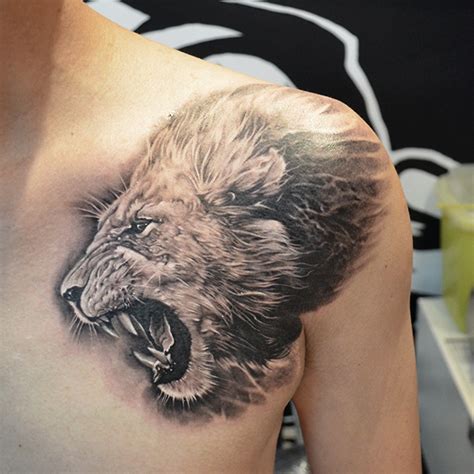 Heart Of A Lion Done By Elvin Tattoo Singapore Tattoos
