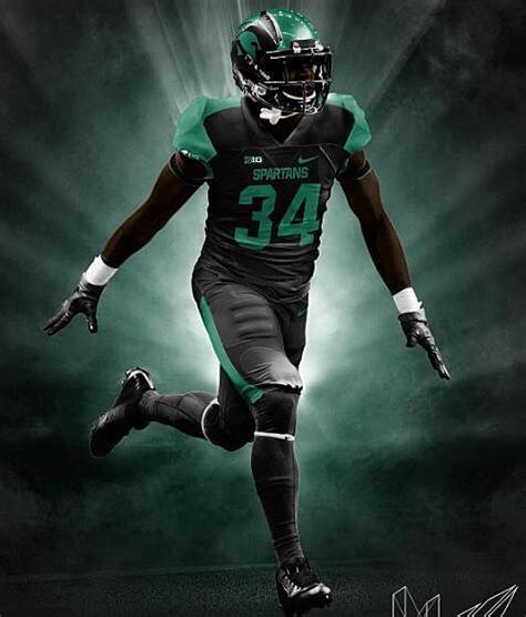 Michigan State Football Check Out This All Black Uniform Idea