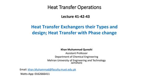 Solution Heat Transfer Exchangers Their Types And Design Heat