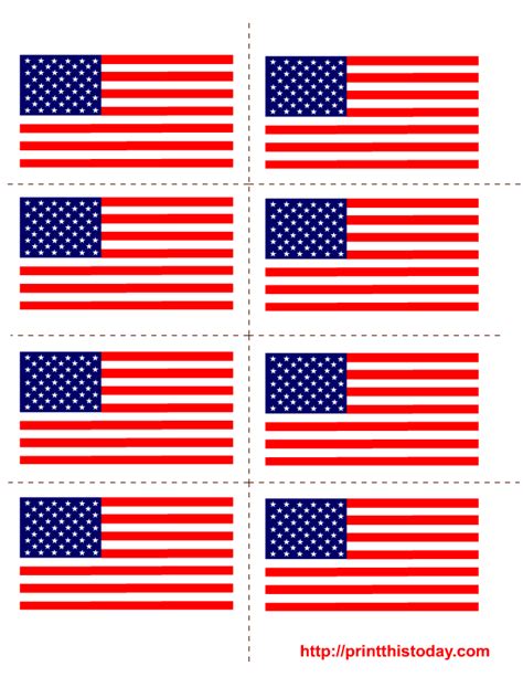 American Flag Free Printable Free Printable Templates