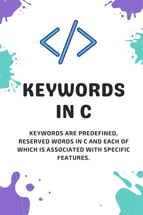 Keywords In C Learn Programming Words Website Inspiration