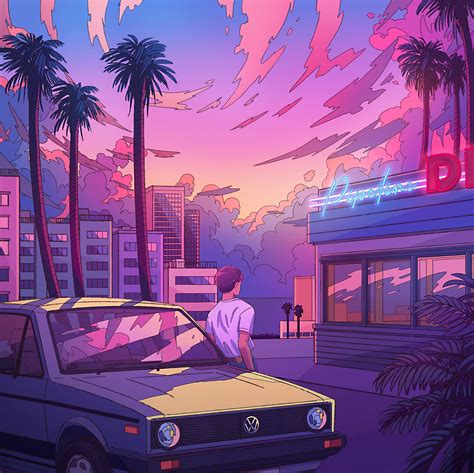 If you're in search of the best hd car wallpaper for desktop, you've come to the right place. car in 2020 | Vaporwave art, Vaporwave wallpaper ...