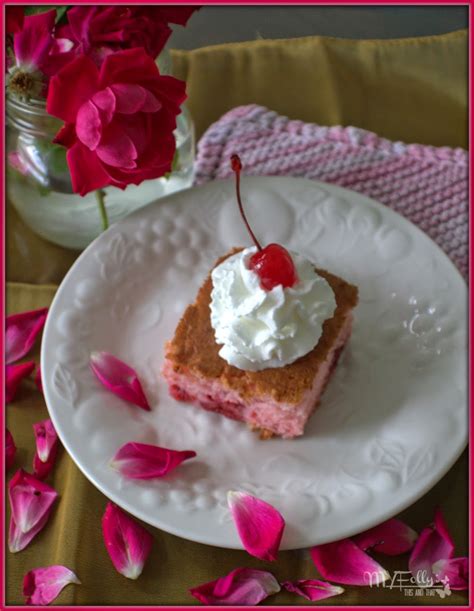 This And That Kid Friendly Recipe ~ Cherry Angel Food Cake