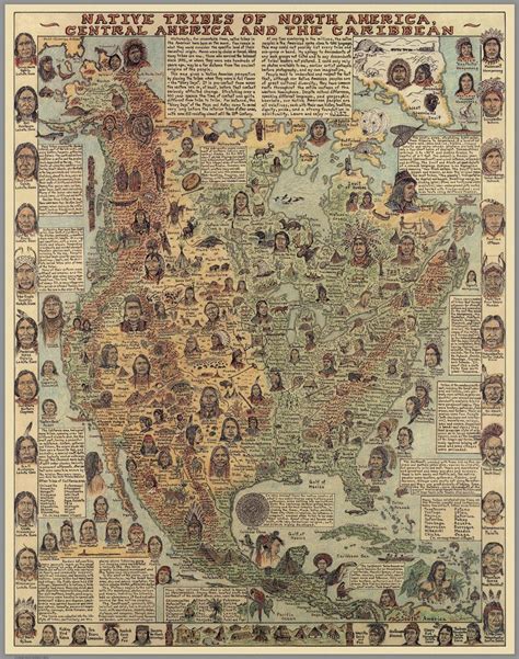 Native Tribes Of North America Mapped Vivid Maps Native American Map North America Map