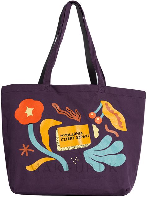 Cztery Szpaki Shopper Bag Purple Makeupuk