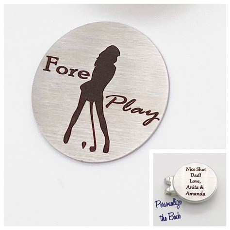 Fore Play Golf Ball Marker Stamps Of Love Llc