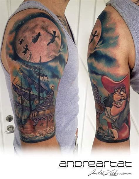 See more ideas about captain harlock, captain, space pirate captain harlock. Cartoon style colored shoulder tattoo of pirate ship with ...