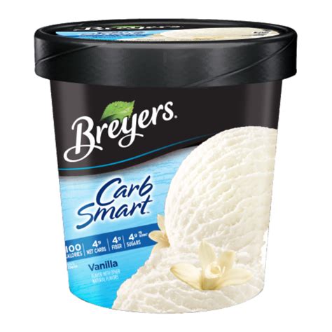 Breyers Carb Smart Vanilla Ice Cream 1 Pt Harris Teeter