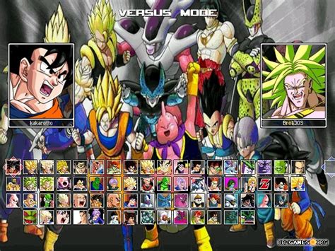 While the gameplay is nothing special and most of the characters feel like model swaps, it is filled with a bazillion characters. Dragon Ball Raging Blast 2 Mugen - Download - DBZGames.org