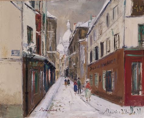 Vision Maurice Utrillo French 1883 1955 Montmartre Montmartre