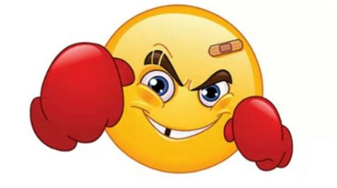 A Yellow Smiley Face With Boxing Gloves