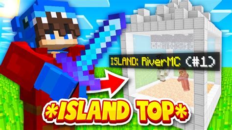 Joining The Richest Island On Best Minecraft Skyblock Server