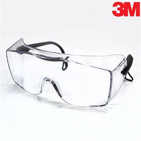3m ox 2000 safety overspectacles anti scratch anti fog clear