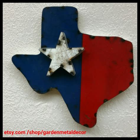 Metal Texas Sign Rustic Texas Sign Texas Metal Texas Flag Etsy