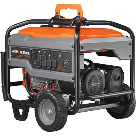 Generac Portable Generator — 10,000 Surge Watts, 8000 Rated Watts ...
