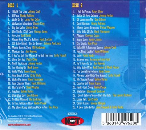 50 Country Number Ones 50 American Country Chart Toppers 2 Cd 2017