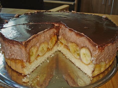 Bananen - Sahne - Schoko - Torte von Tabbi | Chefkoch.de
