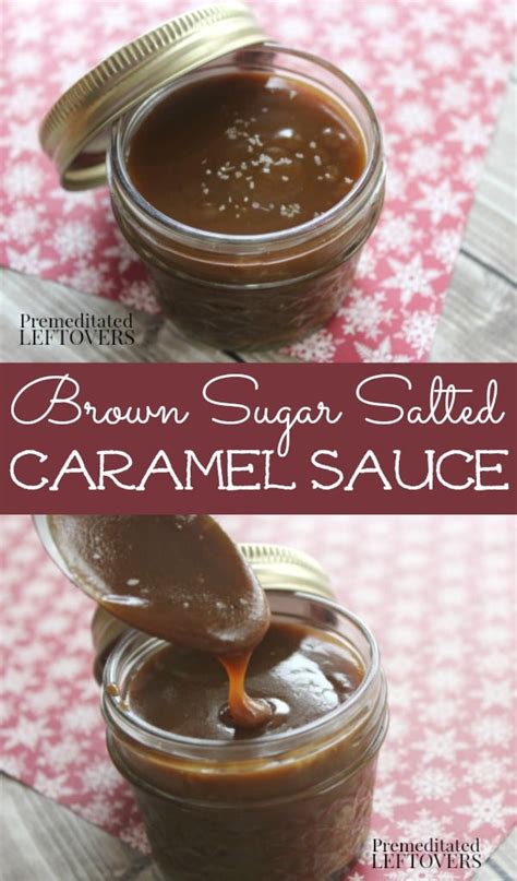 Brown Sugar Salted Caramel Sauce Recipe