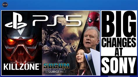 Playstation 5 Ps5 Big Shake Up At Sony Killzone And Socom Ps5