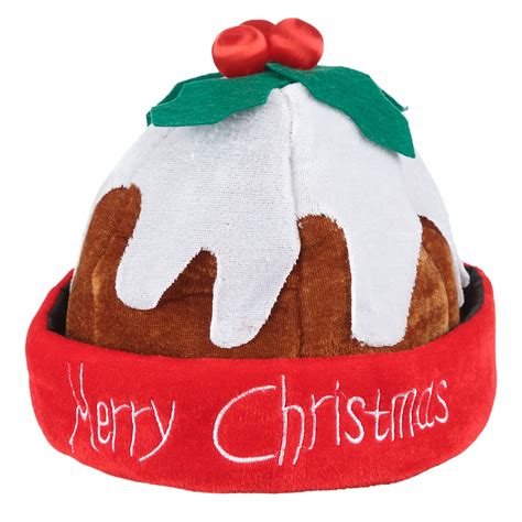 Christmas Novelty Hat Pudding Santa Funny Fancy Dress Xmas Office Party