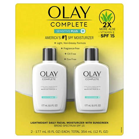 Olay Complete Sensitive 6 Fl Oz Spf 15 2 Pack