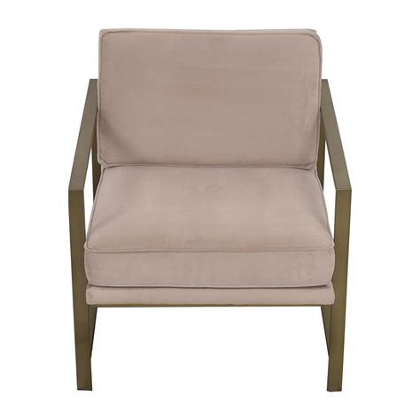 West elm saddle dining chairs by west elm. 46% OFF - West Elm West Elm Metal Frame Upholstered Chair ...
