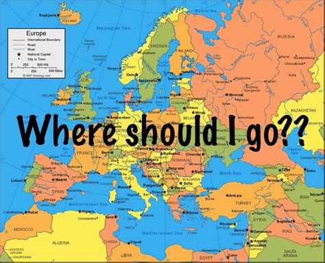 Europe Map A Dangerous Business Travel Blog