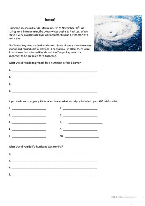learn  hurricanes worksheets worksheets