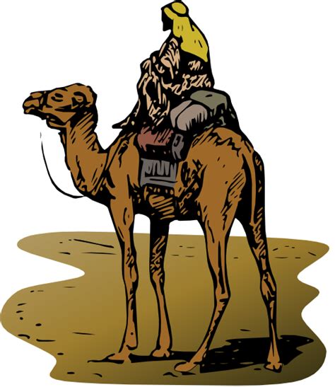 Person Riding Camel Clip Art At Vector Clip Art Online