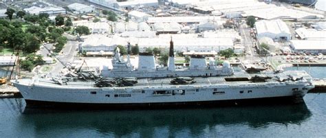 Hms Ark Royal R 07 Invincible Class Aircraft Carrier Navy Subic Bay