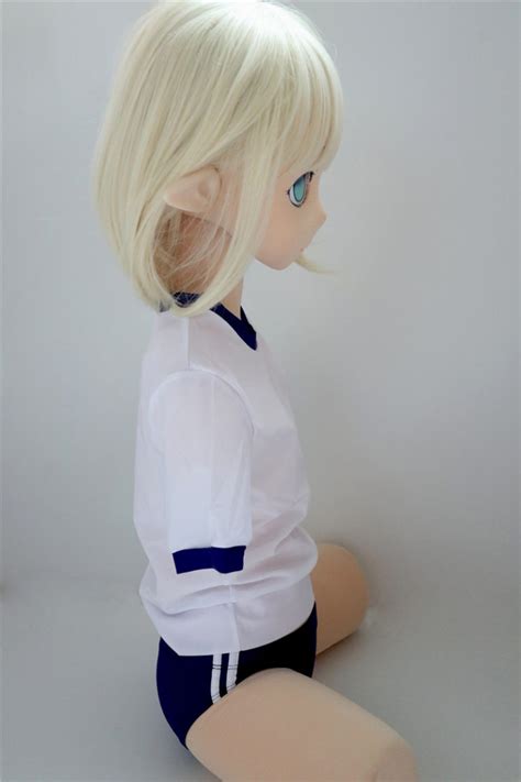 Estartek 1 1 Japan Anime Sakura Sex Plush Doll Half Body Blue School Suit Version For Holiday