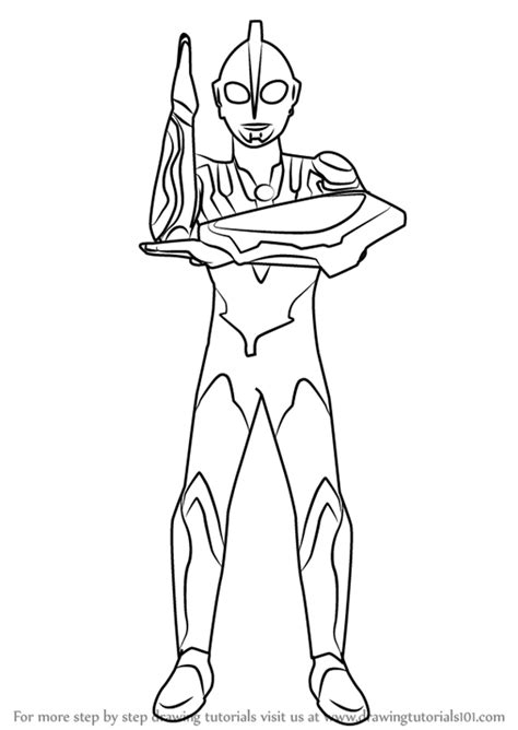 Learn How To Draw Ultraman Ribut Ultraman Step By Step Drawing