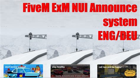 Fivem Exm Nui Announce System Rp Scripts