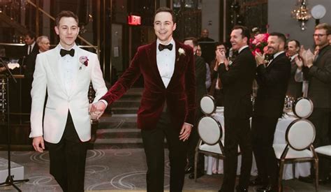 In Pics The Wedding Of Jim Parsons And Todd Spiewak Was Nothing Less
