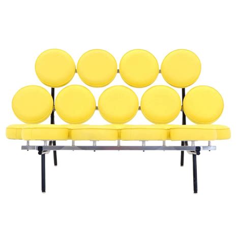 Vitra marshmallow sofa for 5220 € in stock (03.08.21), fast delivery via smow.com! George Nelson for Herman Miller Marshmallow Sofa in Yellow ...