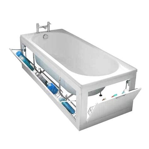 Tip all drilling tiles, fitting bath panel not always as it seems. Stowaway Storage Front And End Bath Panels | Victorian ...