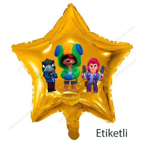 2 brawl stars karakterleri ve güçleri. Brawl Stars Yıldız Stickerlı Folyo Balon