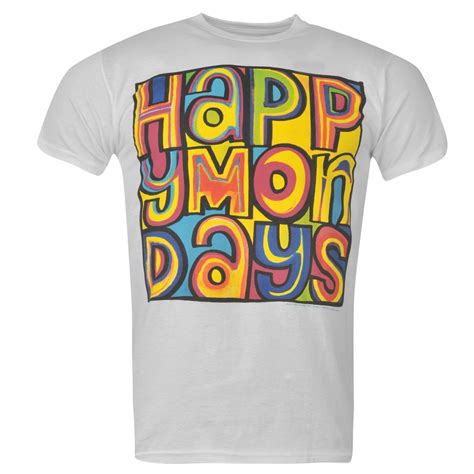Happy Mondays T Shirt Mens White Tee Shirt Top Men Short Sleeve Original T Shirts Aliexpress