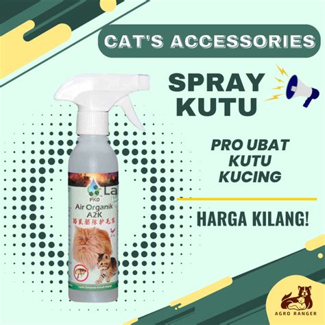 Spray Kutu Kucing Ubat Kutu Kucing Anti Flea Spray Spray Kutu