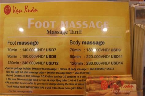 ヴァン・スアン・フット・マッサージvạn Xuân Foot Massage ベトナム生活・観光情報ナビ ベトナビ