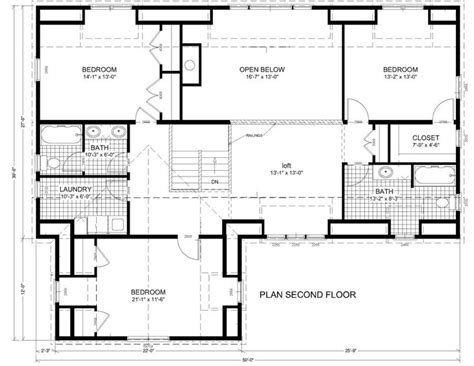 Ft Floor Plans 40x50 House Decorations Extraordinary 50 X 40 Floor