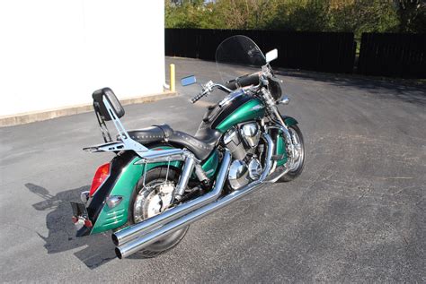 2005 Honda Vtx 1800 S2 Green Black Cruiser Bike Motorcycle Cruise