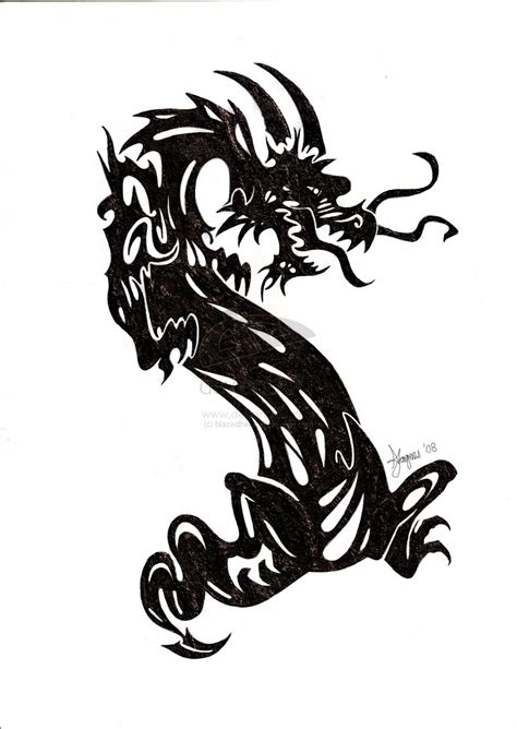 Chinese Tattoos Tribal Dragon Chinese Ideas Zentrader