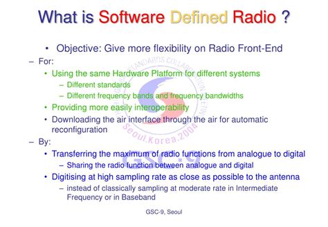 Ppt Software Defined Radio Powerpoint Presentation Free Download