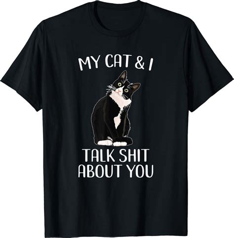 Cat Shirts For Women My Cat And I Funny Black Cat T Shirt Amazonde
