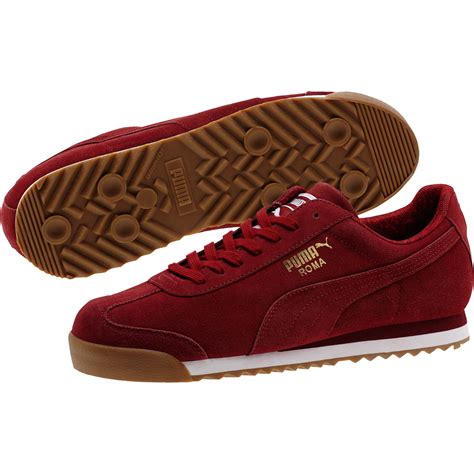 States are now eligible for $10 we are happy to offer free online returns for orders placed on puma.com within 45 days of purchase. PUMA Roma Suede Paisley Men's Sneakers in Red for Men - Lyst