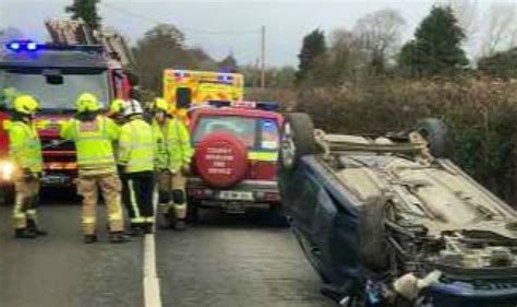 Emergency Services Respond After Car Overturns Near Naas Kildare Live